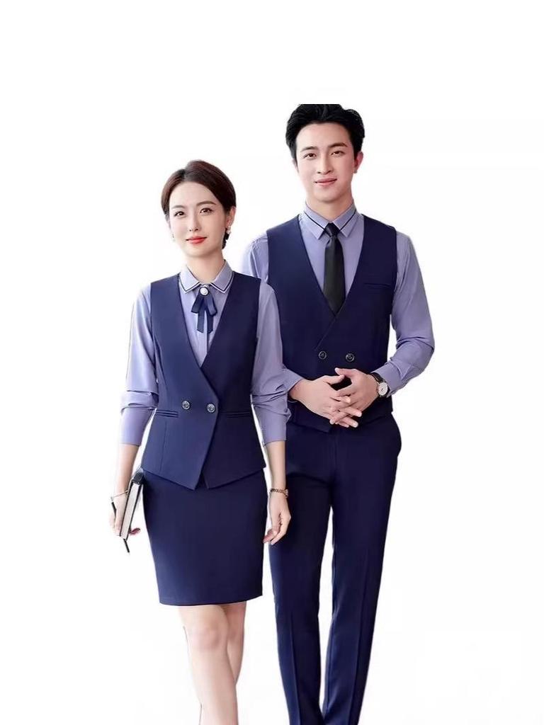 Unisex Professional Vest for Hotel and Catering Staff