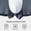 Meijisibang Men's Seamless Cotton Antibacterial Boxer Briefs