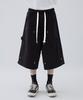 Mimdeowodeulobeu Solar Rivet Bermuda Pants_Black