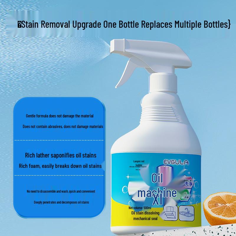 Powerful Kitchen Range Hood Degreaser and Oil Stain Remover