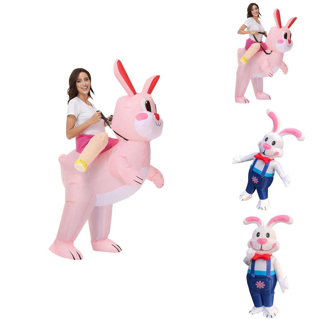 Osterhasen-Aufblasbares Kostüm Für Kreative Halloween-Bühnenperformance Und Lustiges Cosplay Erwachsenengröße