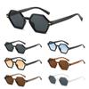 Vintage Hexagonal Small Frame Sunglasses Hip-Hop Style UV400 Rivets Decoration Shades Sun Glasses for Women & Men