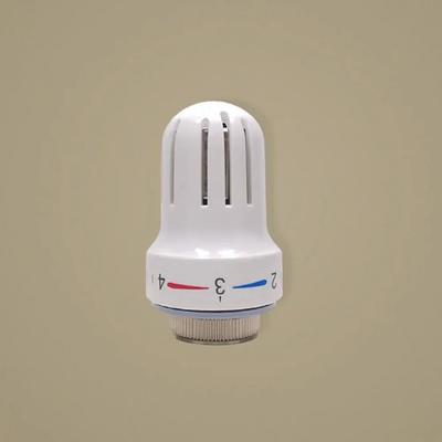 Water Floor Heating Radiator Valve Head M30 1 5 Threaded with Frost Protection and Easy Temperature Adjustment