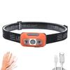 Mini Motion Sensor LED Headlamp USB Rechargeable Portable Headlight Waterproof Outdoor Flashlight Camping Hiking Fishing Lights