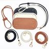 3Pcs DIY Bucket Bag Making Kit PU Leather Bag Base Shoulder Strap Chain Crochet Handbag Purse Craft Accessories Set