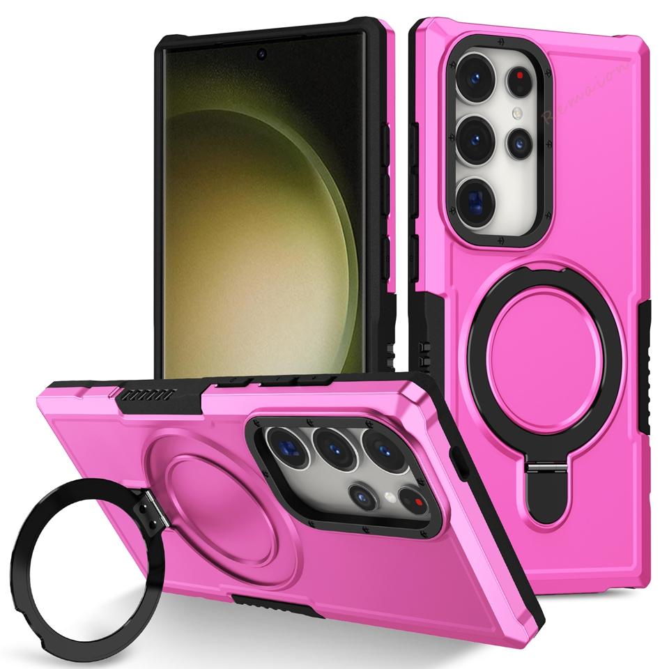 Shockproof Magnetic Case for Samsung Galaxy S24 S22 S23 S25 S26 FE Ultra Plus S26 S25 S24 Ultra A55 5G Magsafe Protector Cover