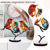 Acrylic Birds On Branch Statue Art Craft Colorful Birds Ornament Collectibles Holiday Gifts Home Decor for Living Room Bedroom
