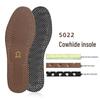 In-stock Non-slip Thick Cowhide Leather Insoles: Wear-resistant, Sweat-absorbing, Breathable, Flexible, Cuttable.