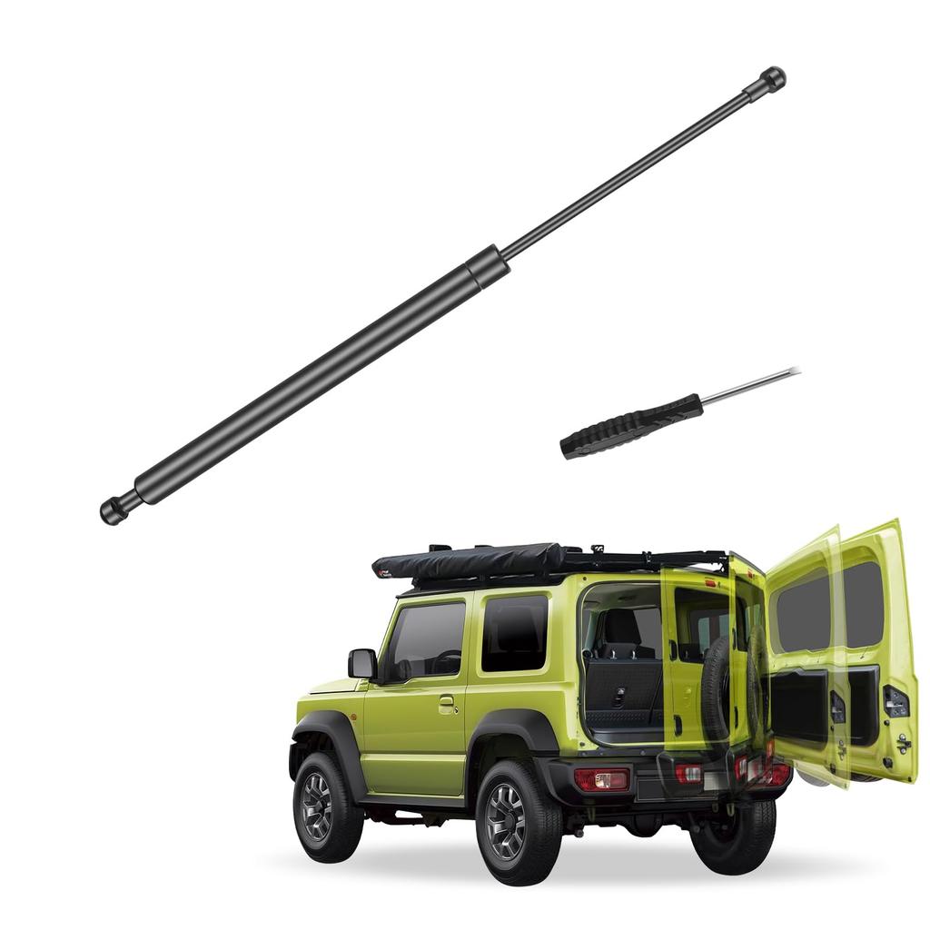 Jimny Back Door Free Position Compatible with and JB74W 2018 Present Jimny Back Door Stepless OEM Door Punch Inspection No Drilling Easy 1 Piece
