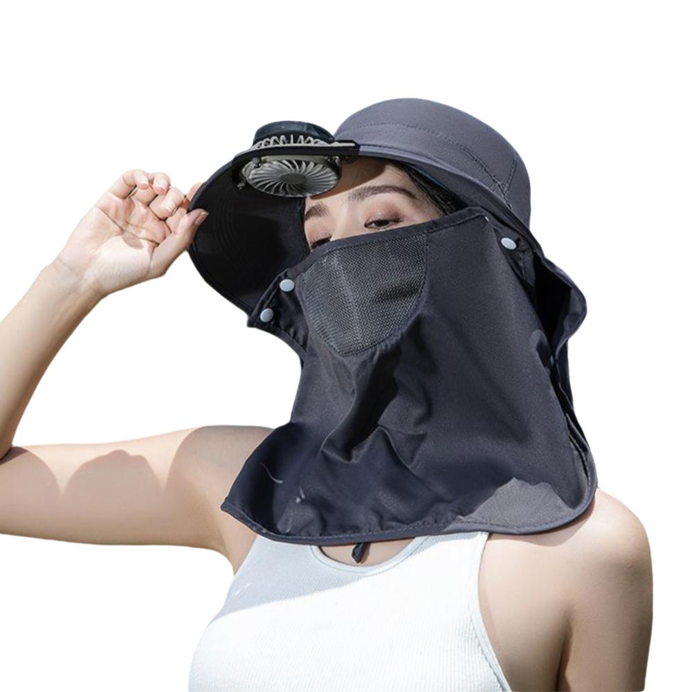 

Breathable Fisherman Hat Wide Brim Fishing Sun Cap Outdoor Sunshade Cap Summer чорний