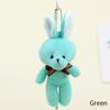 16CM Plush Toy Rabbit with Ribbon Bow Siamese Rabbits Toys Key Chain Pendant Gifts for Children Kids Toy Wedding Gifts