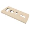 Driver Seat Switch Panel 4 Holes 9L3Z 14A706 MA Seat Adjustment Housing Replacement for Ford 2009‑2014 Beige