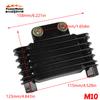 Für KTM Honda Yamaha Universal Motorrad Ölradiator Kühler Dirt Pit Bike 125cc-250cc Aluminium Moto Zubehör M8 M10