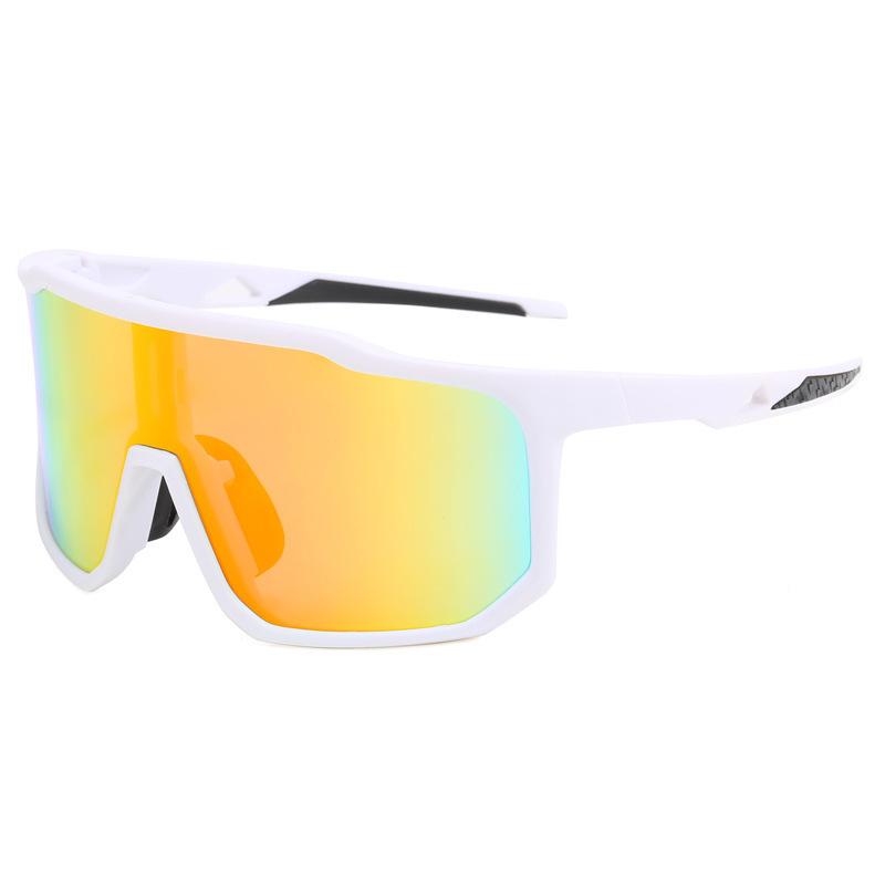 One-Piece Large-Frame Cycling Glasses, Uv-Proof Sunglasses, Men'S Cycling Outdoor Sports Sunglasses, Women'S