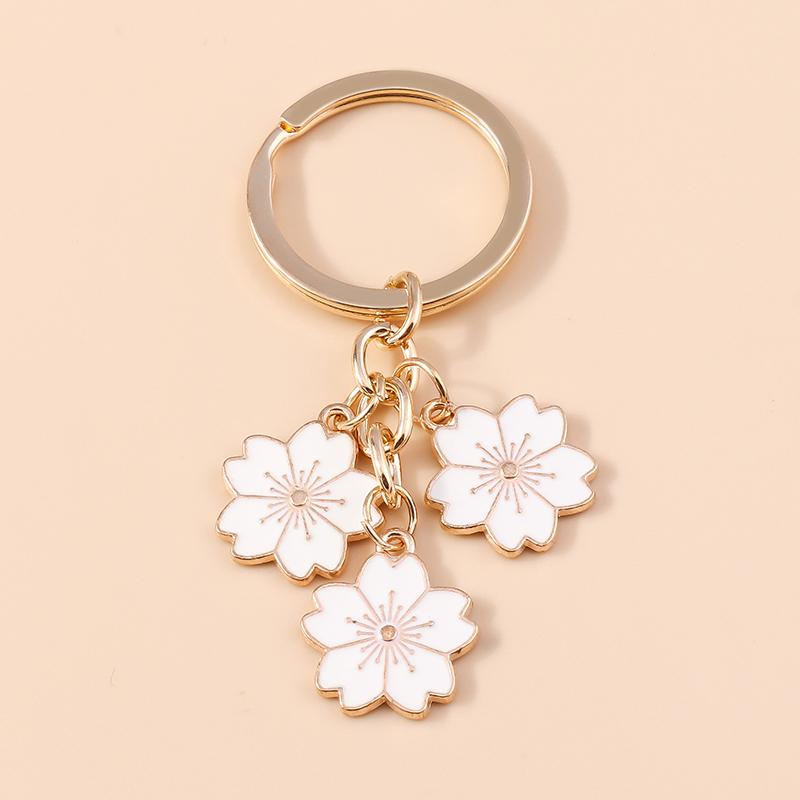 Niedlicher Emaille Sonnenblumen Schlüsselanhänger Frauen Mädchen Blume Schlüsselanhänger Anhänger für Handtaschen Deko DIY Handgefertigter Schmuck Geschenke