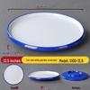 Melamine Nordic Style Cold Dish & Stir-fry Plate for Restaurants and Hotels