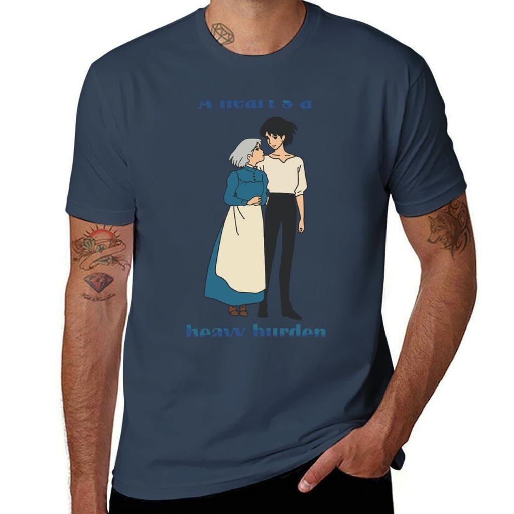 Howl And Sophie Tshirt Soft Antishrink Cotton Tee Tshirt