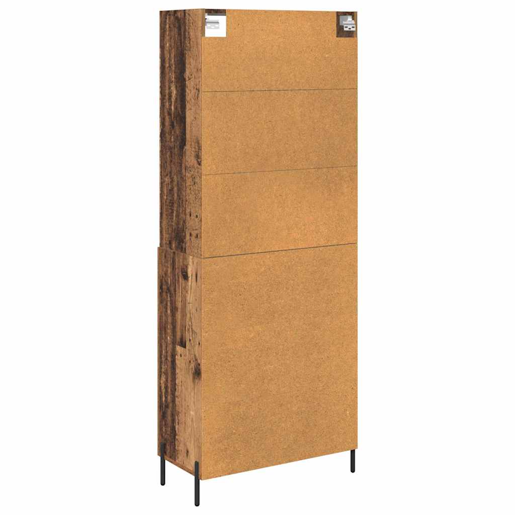 Highboard Reclaimed Wood 69.5 x 32.5 x 180 cm Particleboard