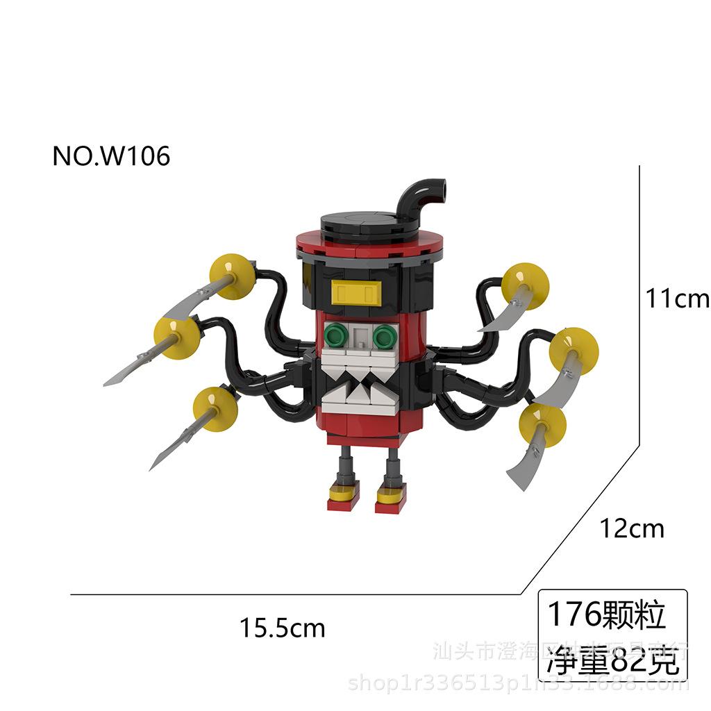 

ИИ Гора и Море Проход Тунг Тунг Сахур Деревянные Фигурки — Все Абстрактные Игрушки-Орнаменты из Строительных Блоков