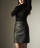 Runcave Lambskin Mini Skirt