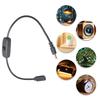35cm 5V Charging Cable Type C to 4.0x1.7mm Plug with Switching Control for LED Lights Router Fan Wireless Speaker
