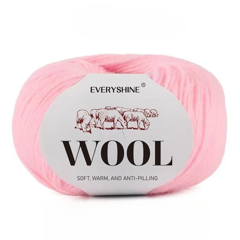 

6 упаковок пряжи из смеси шерсти (50г/шт., 120м) Мягкая и теплая разноцветная пряжа для вязания спицами и крючком для свитеров, средней толщины, спицы/крючки 2,0-3,0 мм