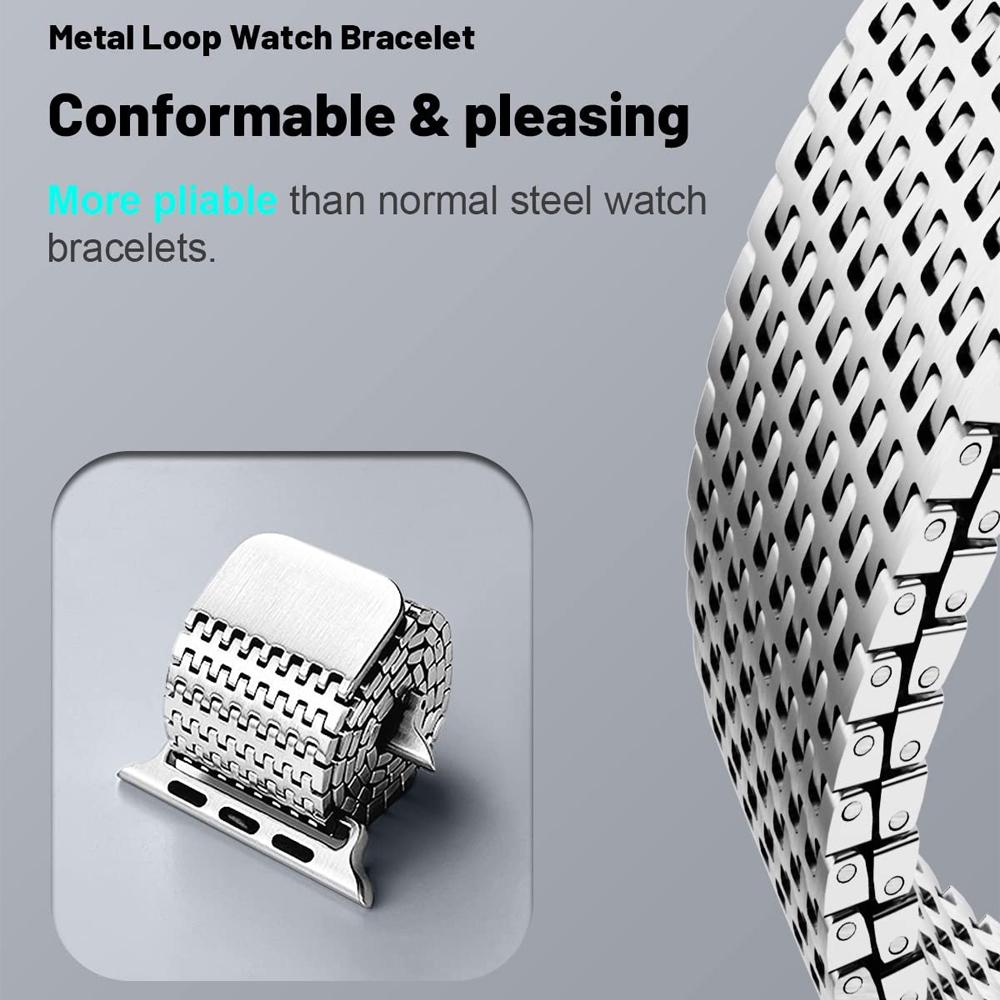 Magnetic Band For Apple Watch 11 10 9 Ultra 3/2 49mm 46 45 41mm 42mm Luxury Milanese Link Strap For iWatch Series 6 5 SE 40 44mm