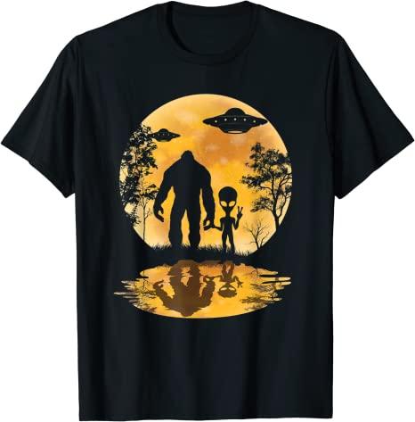 Get In Loser I Want To Believe TShirt Aliens UFO Area 51 Roswell Hunter Tee Top Bigfoot Moon Sasquatch Extraterrestrial Outfit S