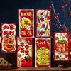 6Pcs 3D Red Envelope Horse Year Spring Festivl Hongbao Lucky Money Bag Traditional Money Pouch  New Year Decoraion