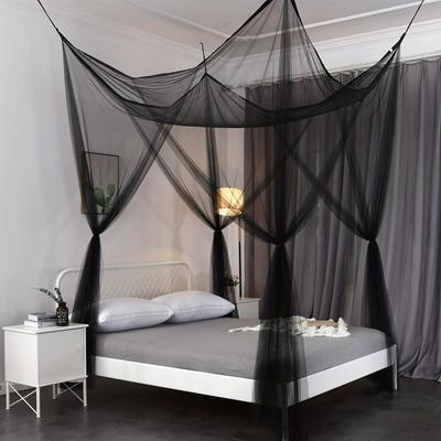 1pc Mosquito Net Romantic Four-door Bed Canopies For Bedroom Dorm Room Home Decor