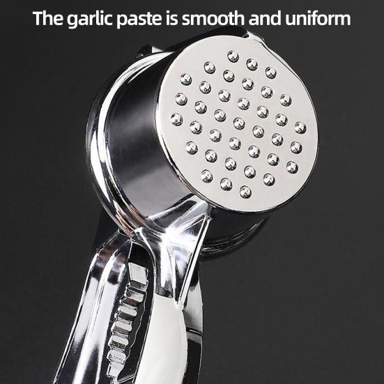 Manual Garlic Press Heavy Duty Ginger Crusher Masher with Ergonomic Handle Efficient Garlic Press Tool for Home Cooking