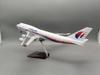 Plane Model 47cm Boeing 747 Malaysia Airplane Model Aircraft 1/150 Scale Diecast Resin W Light Home Interior Decoration Gift