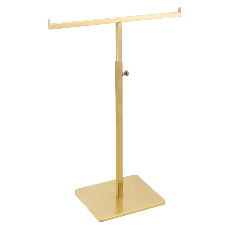 Stainless Steel T-Shaped Handbag & Scarf Display Stand