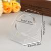 Acrylic Bracelet Holder Display Stand for 12 Bangles Transparent Jewelry Organizing Rack for Store Counter and Home Storage Display