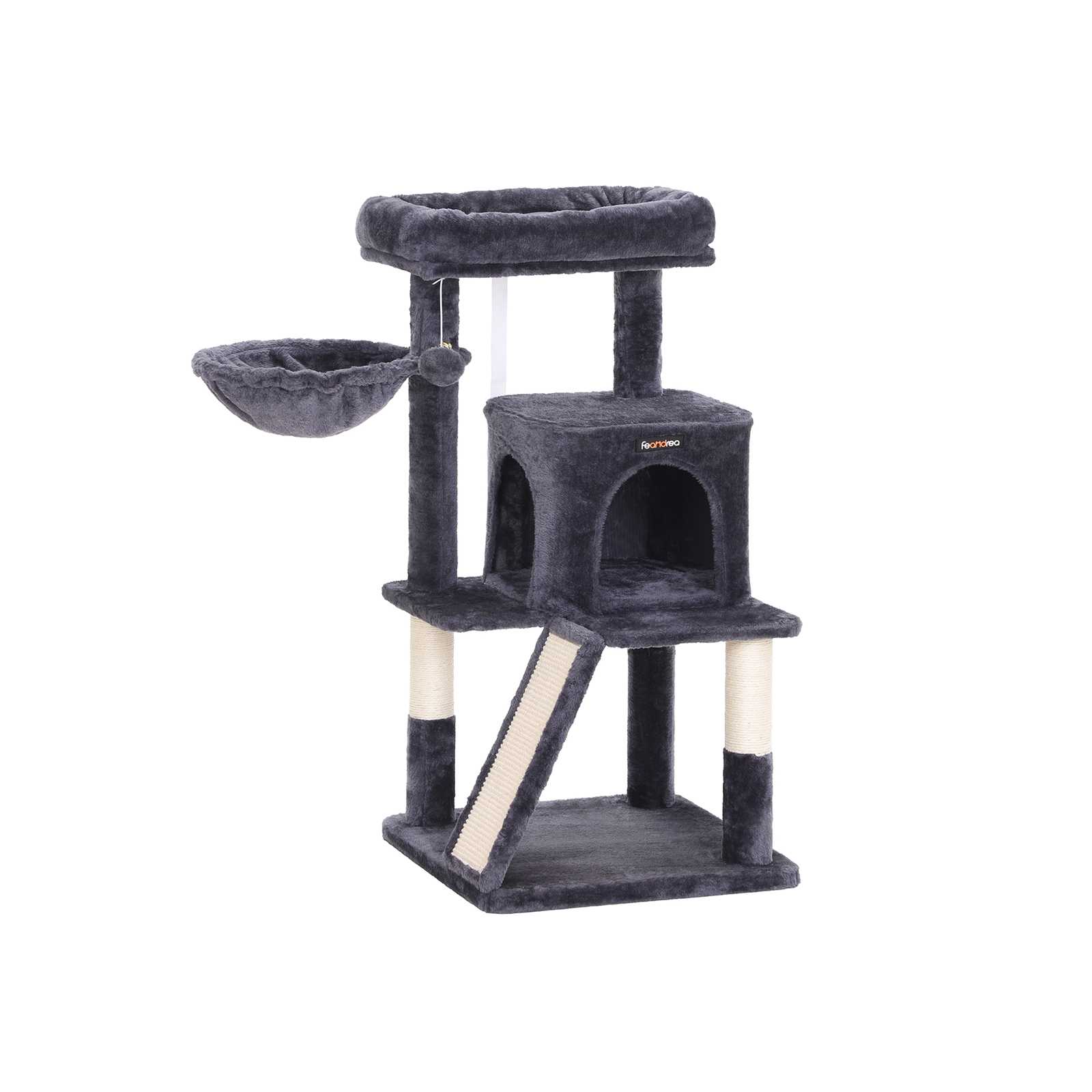FEANDREA Cat Tree, Cat Tower, Widened