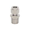1Pcs 1/8" 1/4" 3/8" 1/2" Male Thread to 3-16mm OD Quick Fitting Stainless Steel 304 SS Tube Connector Double Ferrule