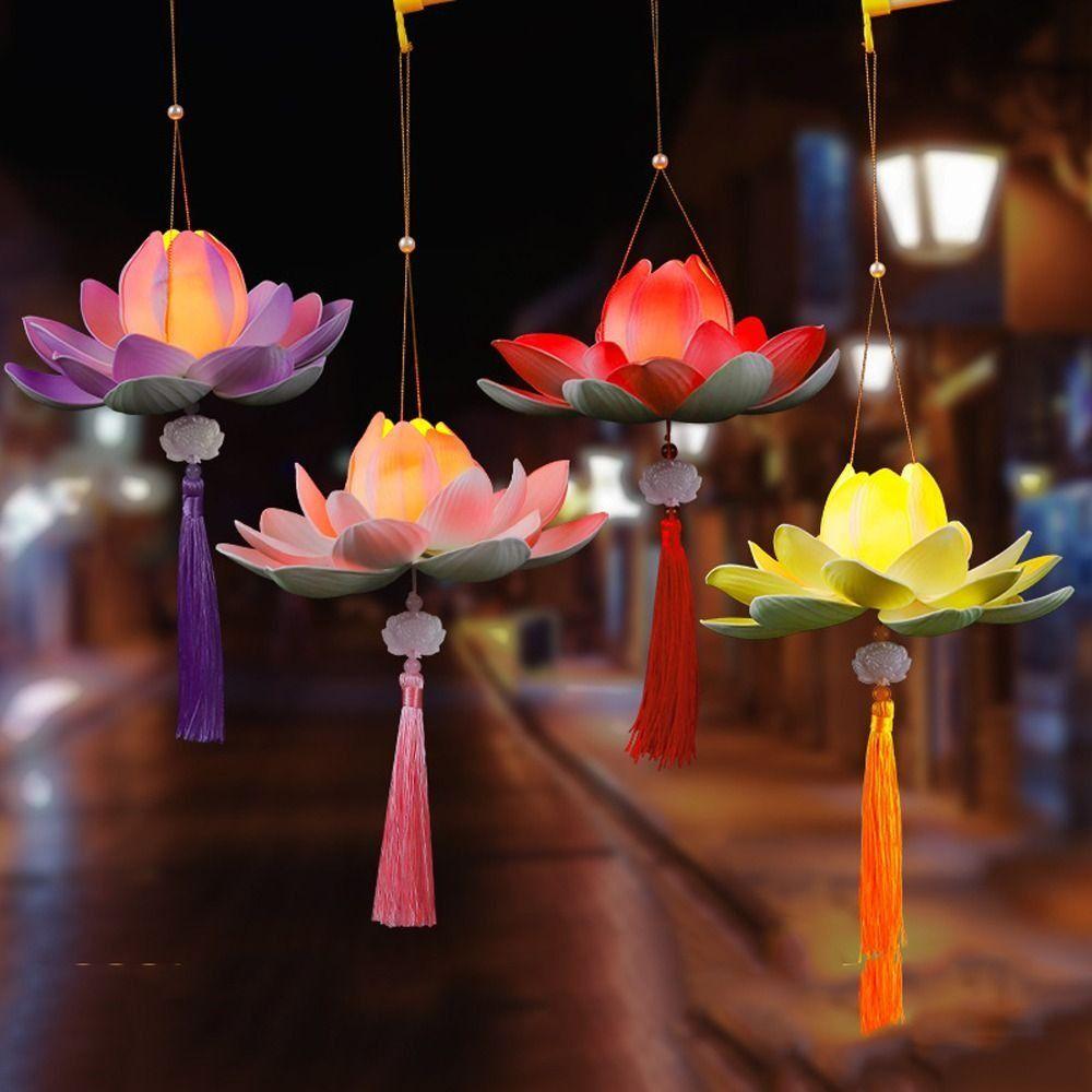 3D Middle Autumn Festival Lantern Paper Ancient Style Handheld Lantern  Craft Toys