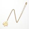 Stainless Steel Christmas Tree Star Pendant Necklace for Couples