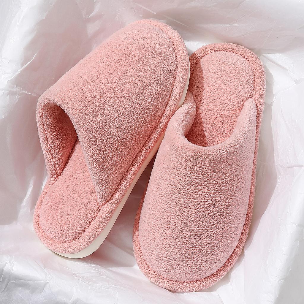 Cotton slippers 2025 new autumn and winter non-slip, cold-proof and warm indoor home cotton shoes couple silent cotton mop