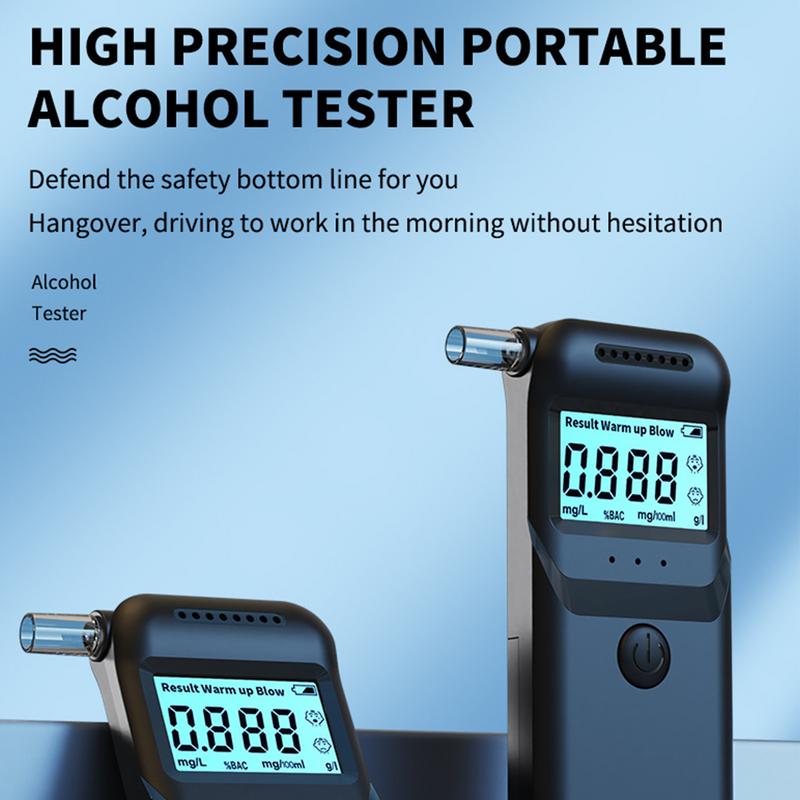 Alcohol Tester Breathalyzer Lcd Display Professional Breathalyzer Blood Alcohol Tester Lightweight Personal Breathalyzer Breath