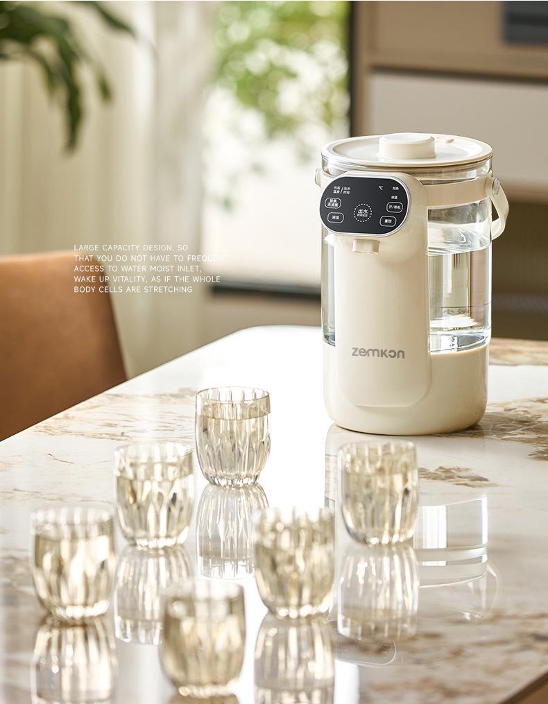 Hervidor Eléctrico Zemkon: Hervidor de Aislamiento Automático con Control de Temperatura