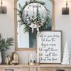 Winter Wreaths for Front Door, Winter Door Decorations Wall Decor, January Wreaths 12 Inch, Hello Winter Door Sign Door Hanger, Rustic Natural