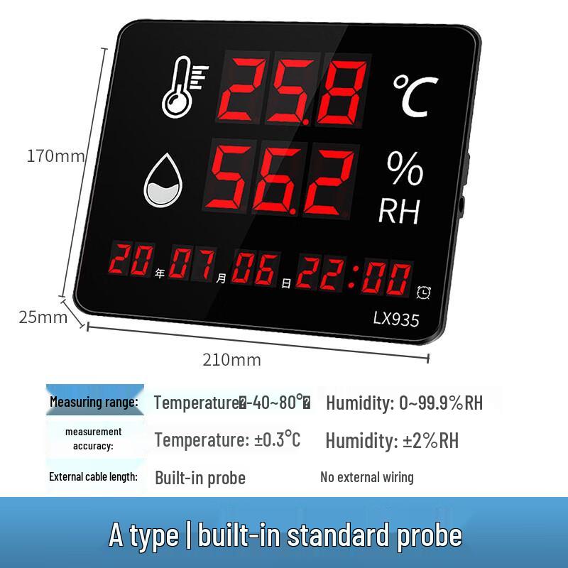 Rongce LX935 Industrial Digital Temperature & Humidity Meter