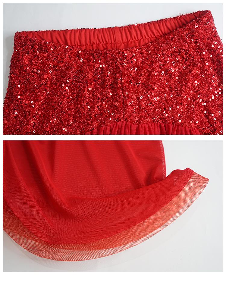 Ensemble d'été sexy à paillettes haut de gamme pour la danse du ventre – Tenue d'entraînement et de spectacle