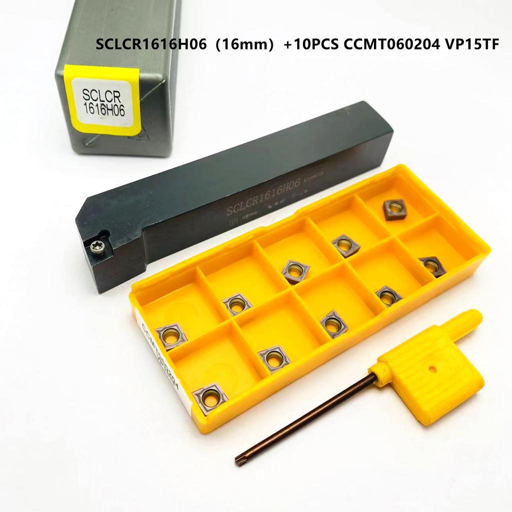 SCLCR1010H06 SCLCR1212H06 SCLCR1616H06 External Turning Tool Holder CNC Boring Tool for CCMT060204 Carbide Inserts