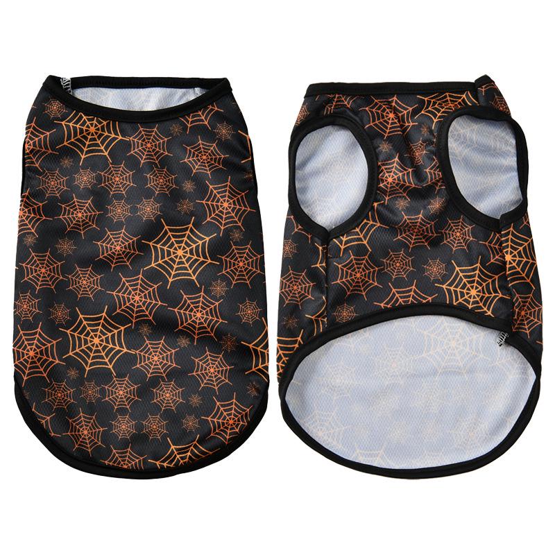 Pet Halloween Summer Vest: Spider, Devil, Pumpkin Designs