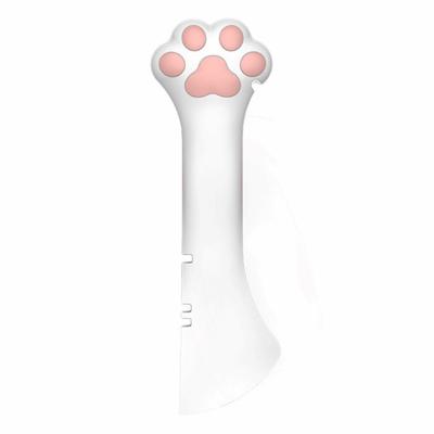 Cute Silicone Pet Food Spoon Multifunctional Paw Design Cat Food Can Opener Easy Clean Pet Spatula Scoop Pet Supplies