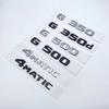 CWDRF1 3D Flat Font Letters G350 G500 G350d G55 V8 KOMPRESSOR Emblem for Mercedes Benz G Class W463 Car Trunk Nameplate Logo Sticker