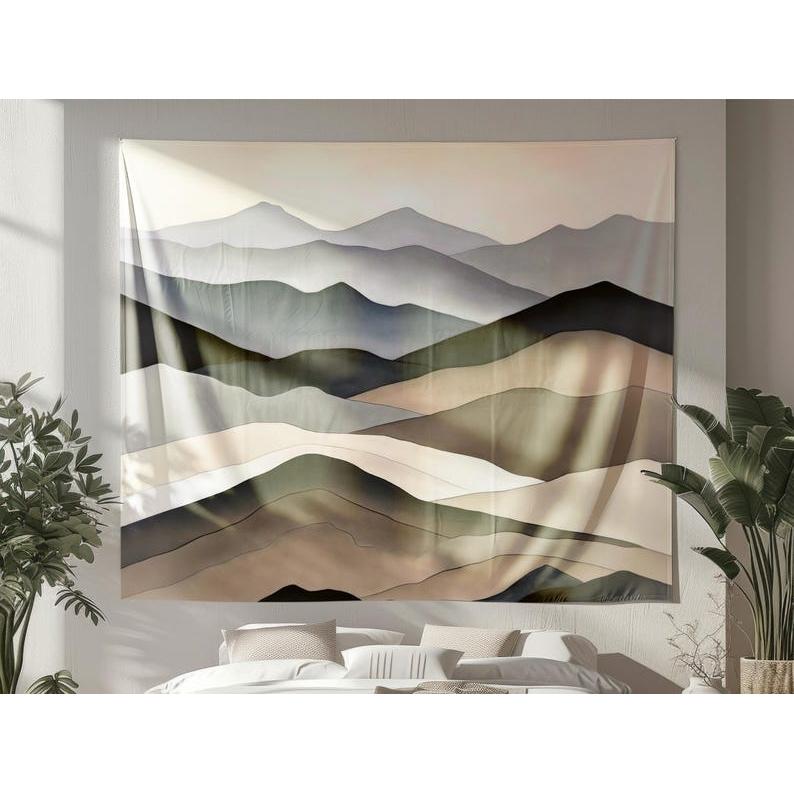 Minimalist Zen tapestry 75x100