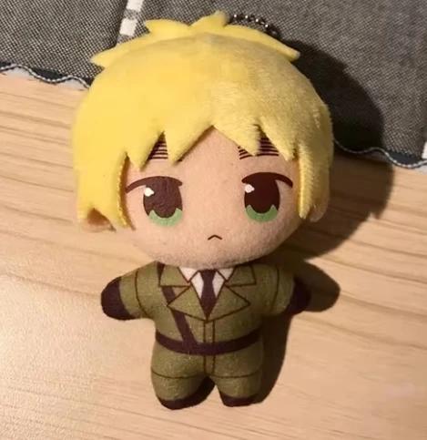 Filme & TV 10cm Achsenmächte Welten Sterne Hetalia Arthur Kirkland Alfred F Jones Wang Yao Plüschtier Schlüsselanhänger Spielzeug Anhänger Geschenke